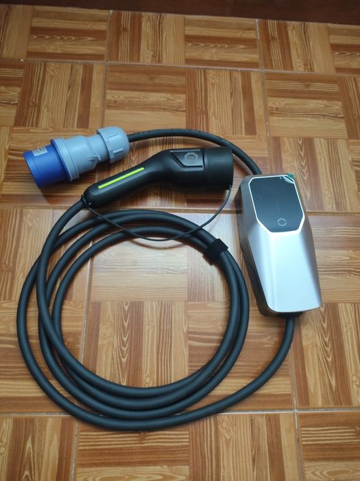 Estação portátil carregamento veículos eléctricos  7,2kW tipo 2