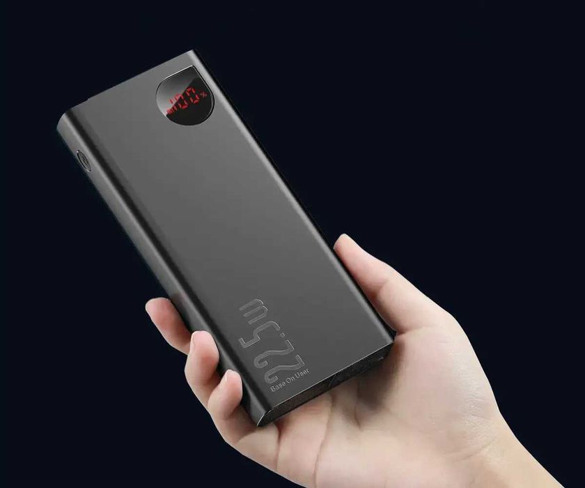 Повербанк Power Bank Baseus Adaman Metal Digital Display 20000mAh 22.5W (P10021502112-01) Новий з гарантією
