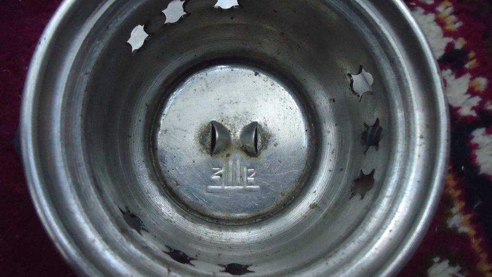 Безкошт.олх.дост.Электросамовар СССР латунный никелированный 1967г