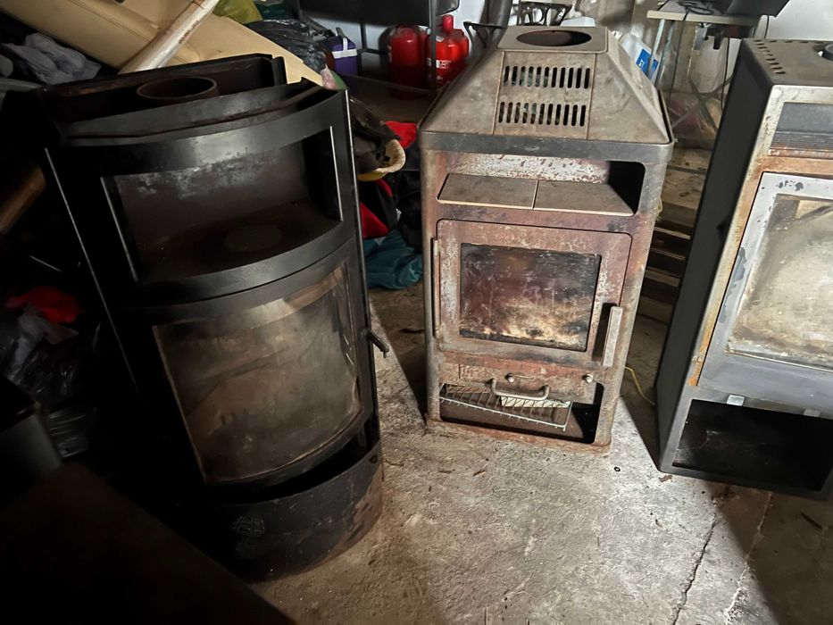 Kominek Piec piecyk koza żeliwny palenisko wkład