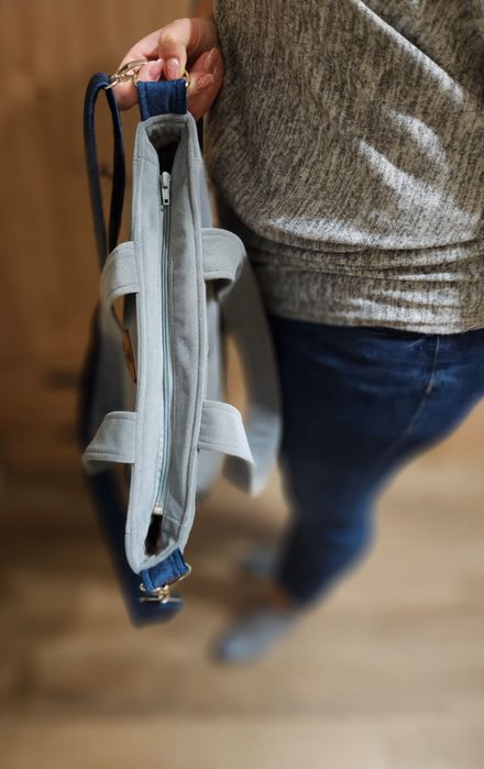 Torba na ramię handmade rozmiar L