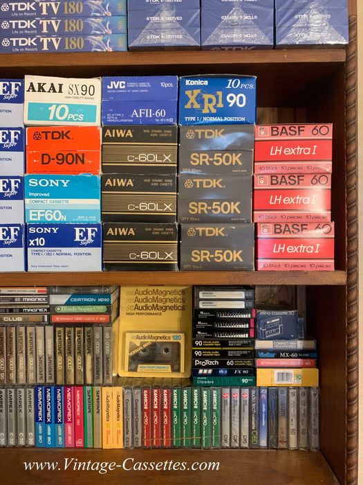 Аудиокассеты Sony TDK Denon JVC  Maxell