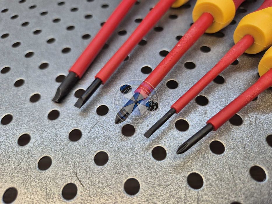 Wkrętaki izolowane 5-el. VDE 1000V śrubokręty izolowane dla elektryka