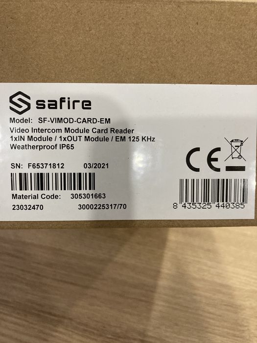 Safire SF-VIMOD-CARD-EM Video Intercom Extension Module – New64575426403459124