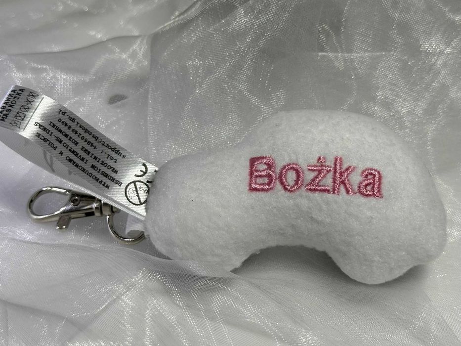 Haftowany Mini Brelok Maskotka Auto Personalizacja