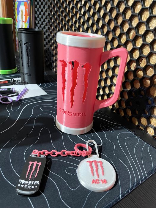 Porta latas Monster