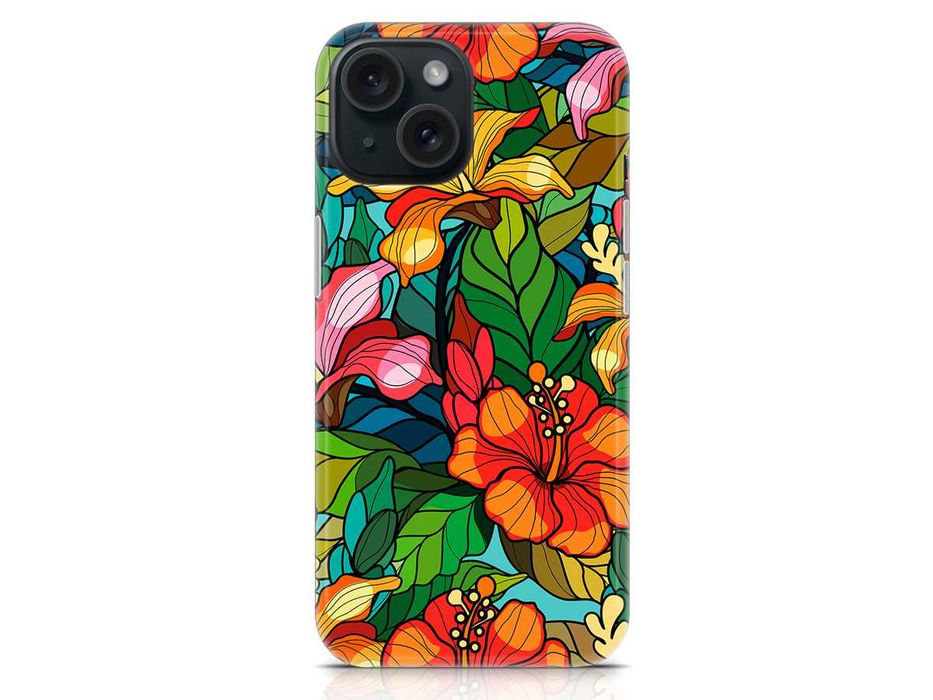 Capas em silicone com Flores para iPhone