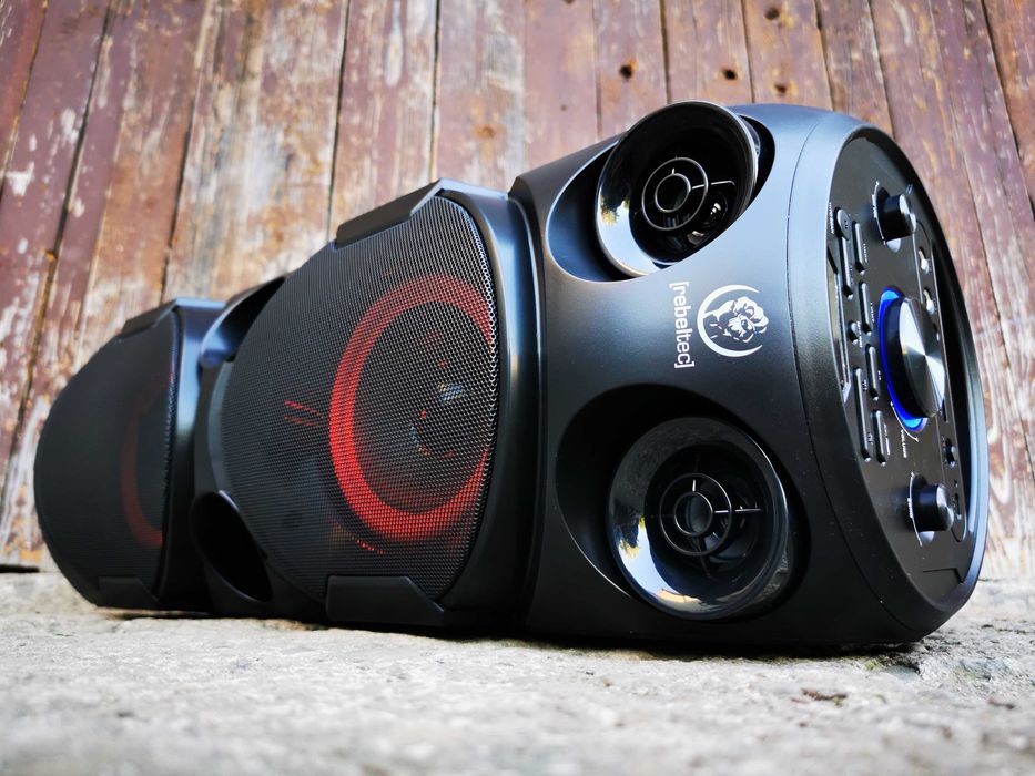 KOLUMNA NAGŁOŚNIENIOWA Głośnik BLUETOOTH Wieża Subwoofer Radio Karaoke
