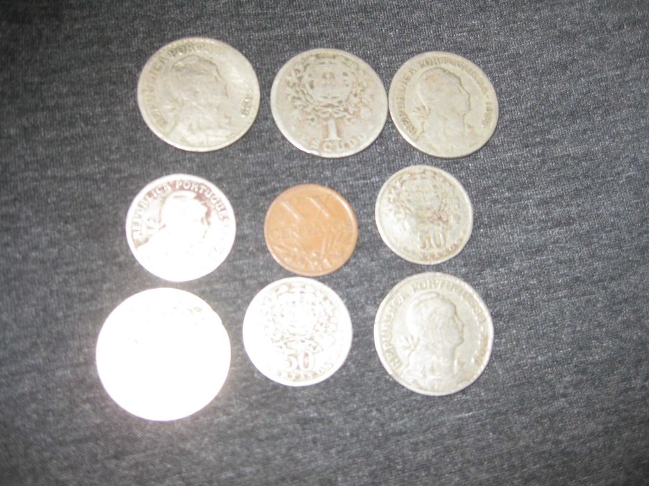 11 de 40 moedas raras da Republica.