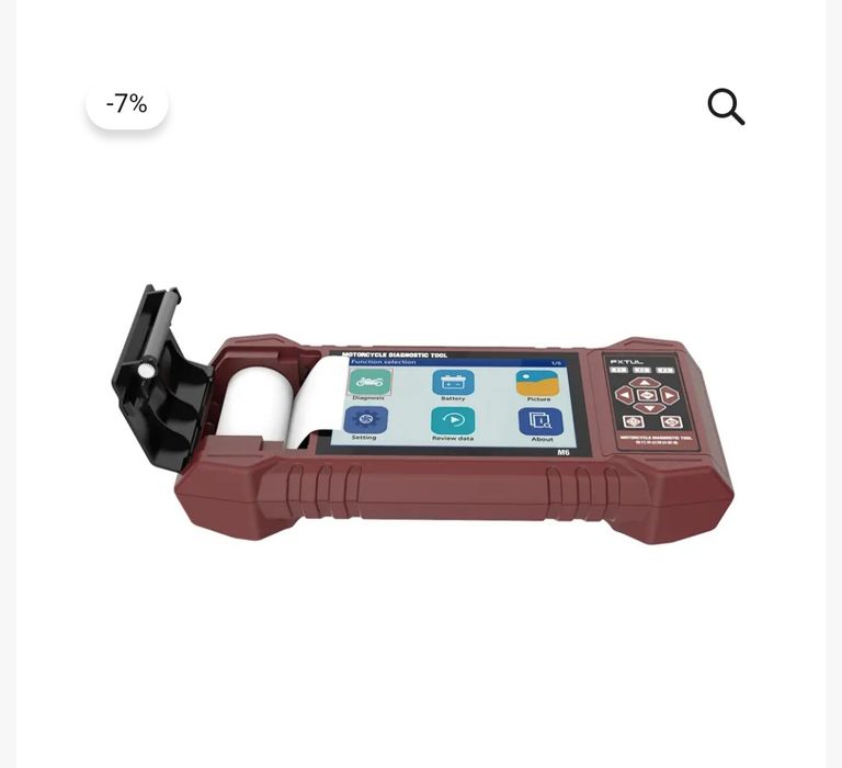 FXTul M6 Диагностический сканер 70+марок мото,