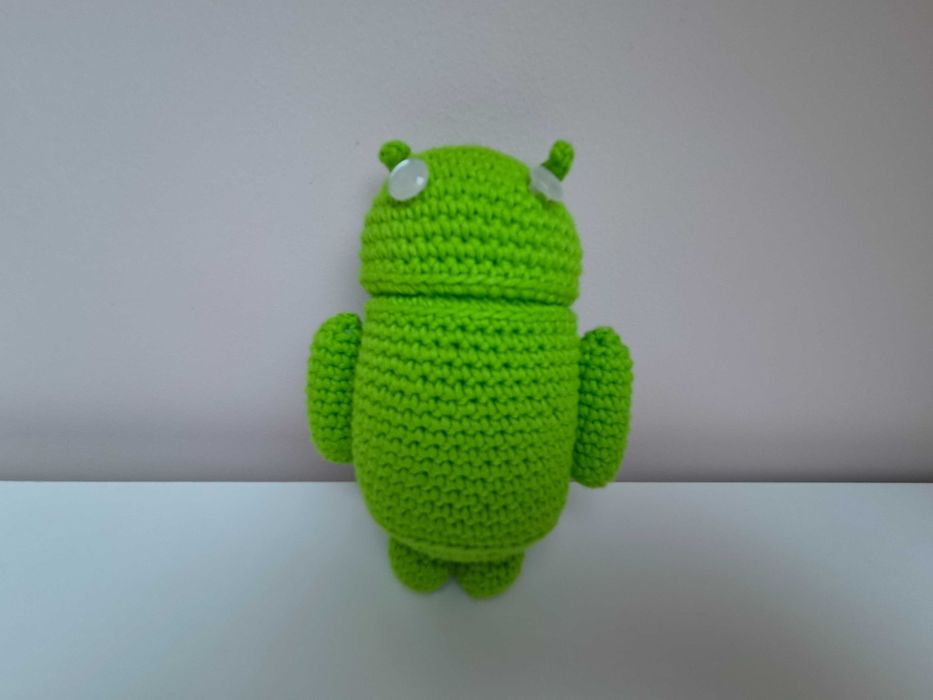 Google Android Robot maskotka szydełkowa 15 cm