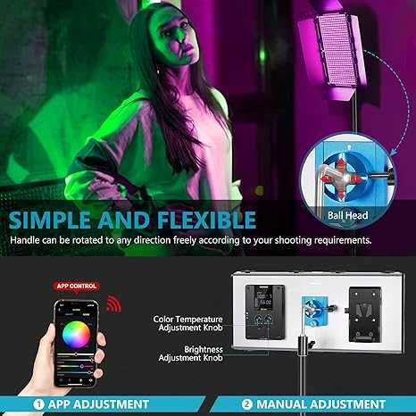 [NOVO A ESTREAR] Painel LED RGB Neewer RGB960 Vídeo e Fotografia (APP)