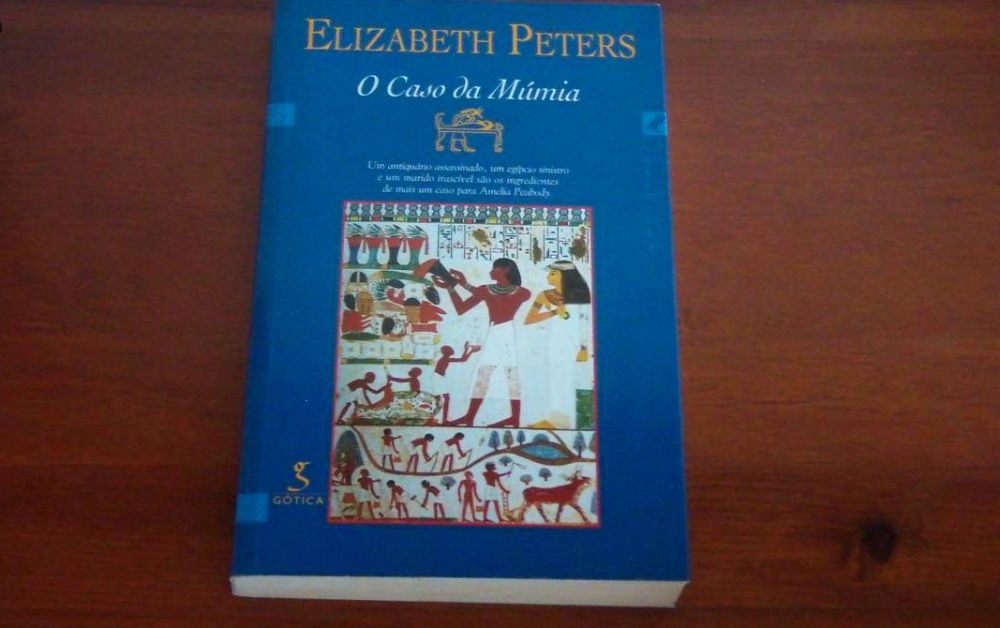 Livro O Caso da Múmia de Elizabeth Peters BOM ESTADO Elisabeth Egipto