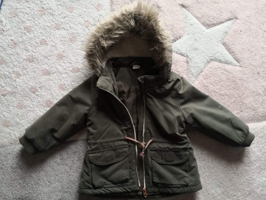 Kurtka / parka  H&M roz 86 khaki