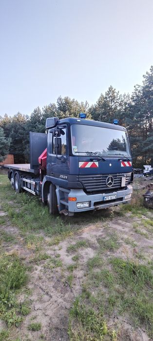 Mercedes Actros MP1 HDS  hakowiec platforma