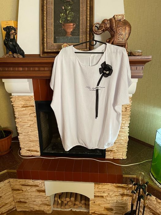 Літній костюм жатка льон