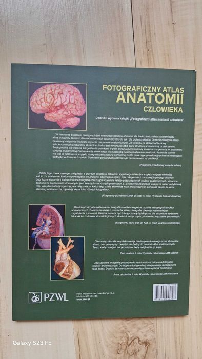 "Fotograficzny Atlas Anatomii Człowieka" CHIHIRO YOKOCHI