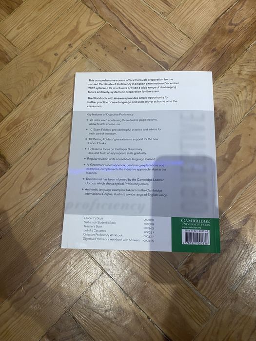 English book cambridge