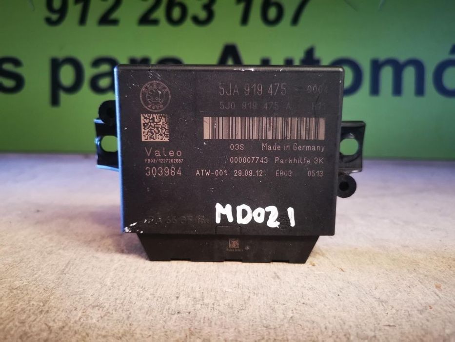 SEAT TOLEDO IV / SKODA RAPID MÓDULO SENSORES ESTACIONAMENTO - MD021