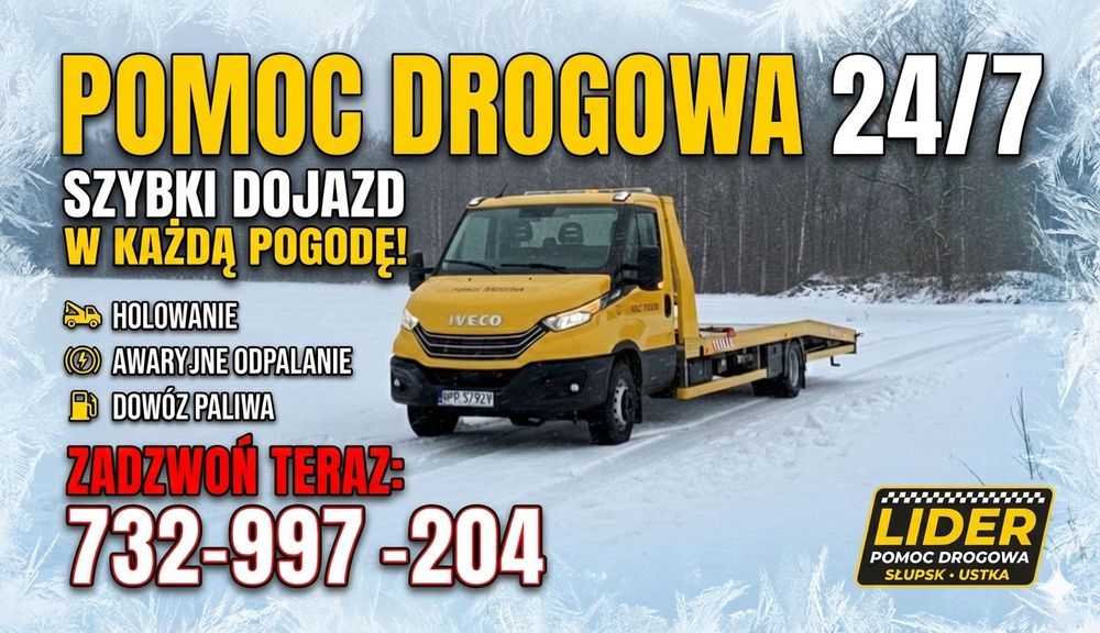 Tanie Holowanie Pomoc Drogowa Laweta 24H Transport Aut BUSY 6-Osobowa