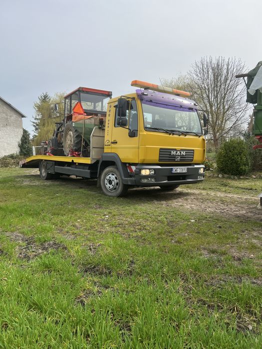 Autolaweta holowanie 7t transport traktor koparka itp