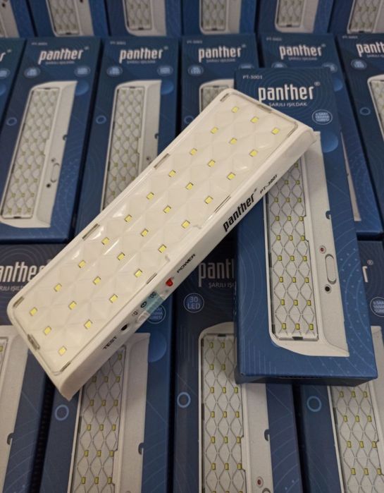 Фонарь Panther PT-3001 Led 30, лампа аккумуляторная