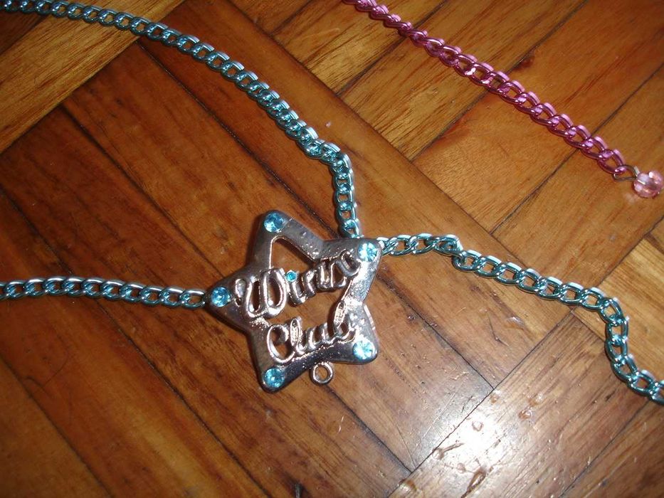 carteira + corrente das Winx Club