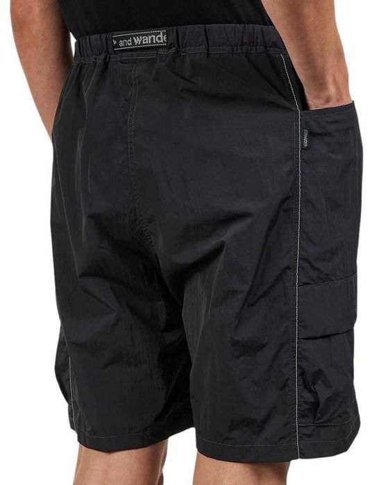 Шорти Gramicci x And Wander Patchwork Wind Short Black