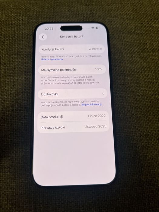 Iphone 15 pro 128gb, 100% bateria, gwarancja