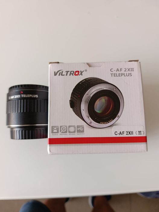 Teleconversor Viltrox para lentes Canon EF