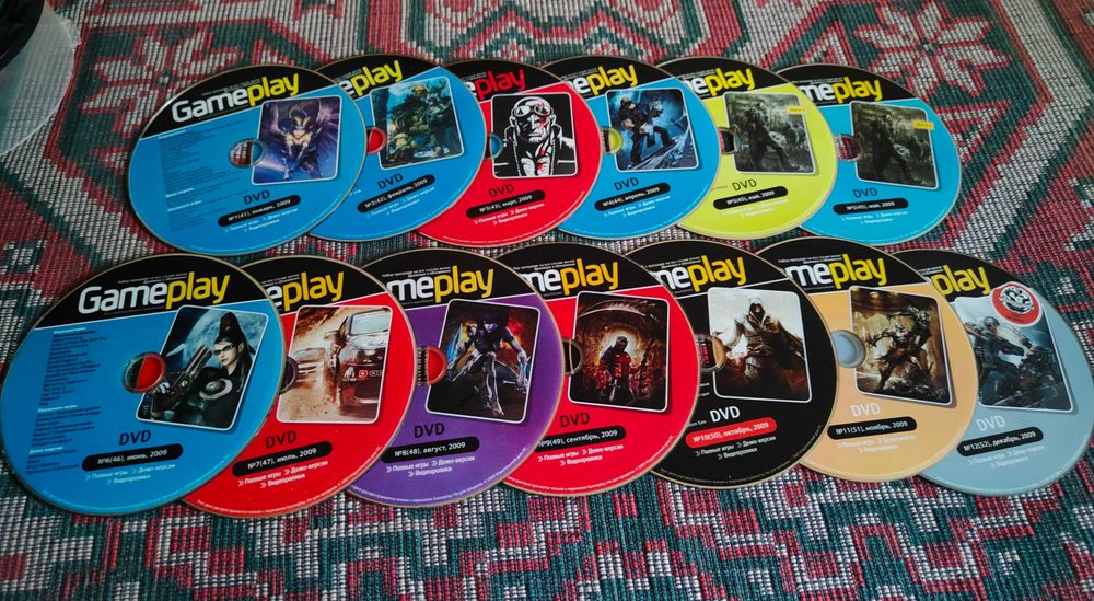DVD диски от журнала ПК и Gameplay