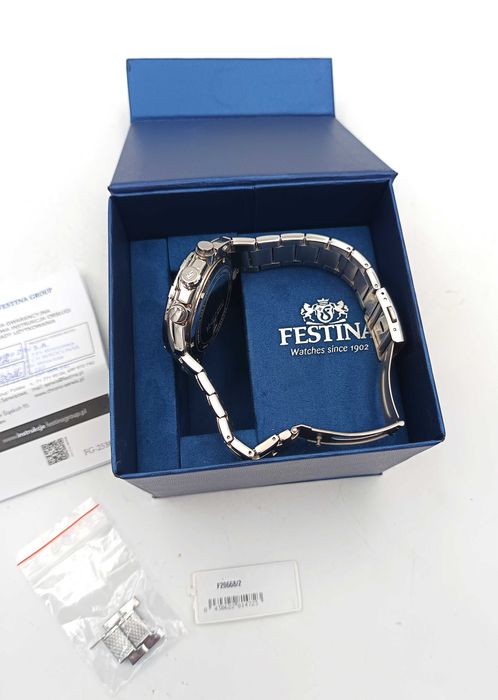 Zegarek męski FESTINA F20668/2 Timeless Chronograph 100M GWARANCJA