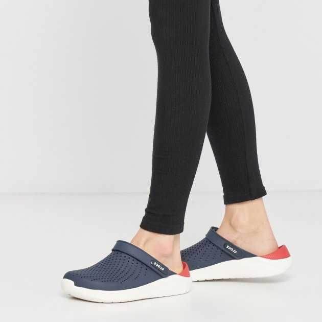 Crocs LiteRide Clog Navy/Melon цвета и размеры в наличии только нп