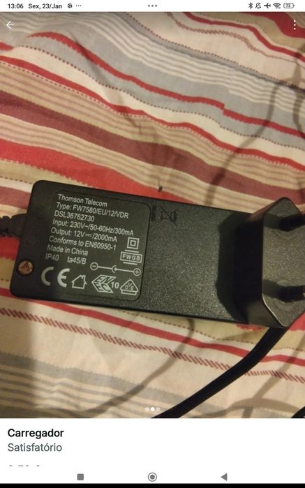 Carregador venda em conjunto