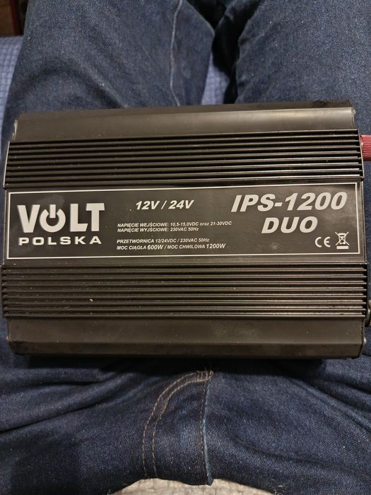 Перетворювач DC-AC Volt Polska IPS 1200 DUO 12/24V/230V (600/1200W)