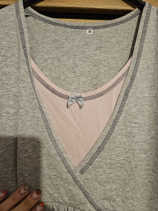 Zestaw 3 koszul ciążowych/ po porodzie.  Rozmiar S/M