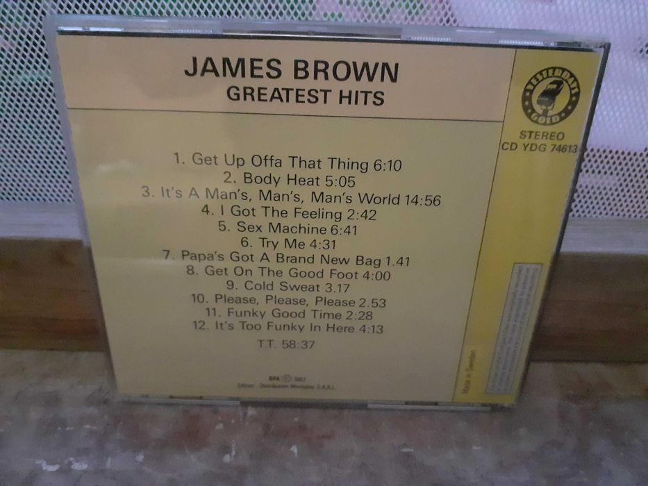 CD  James Brown  Greatest Hits Live