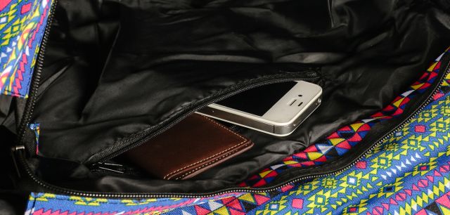 materiałowa torba na laptopa do 15 cali - loren