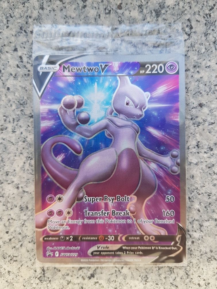 Carta Pokemon Mew V Ultra Rara Original + 50 Cartas Pt