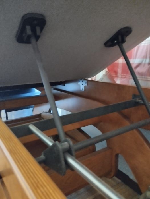 Marquesa tripartida com gaveta