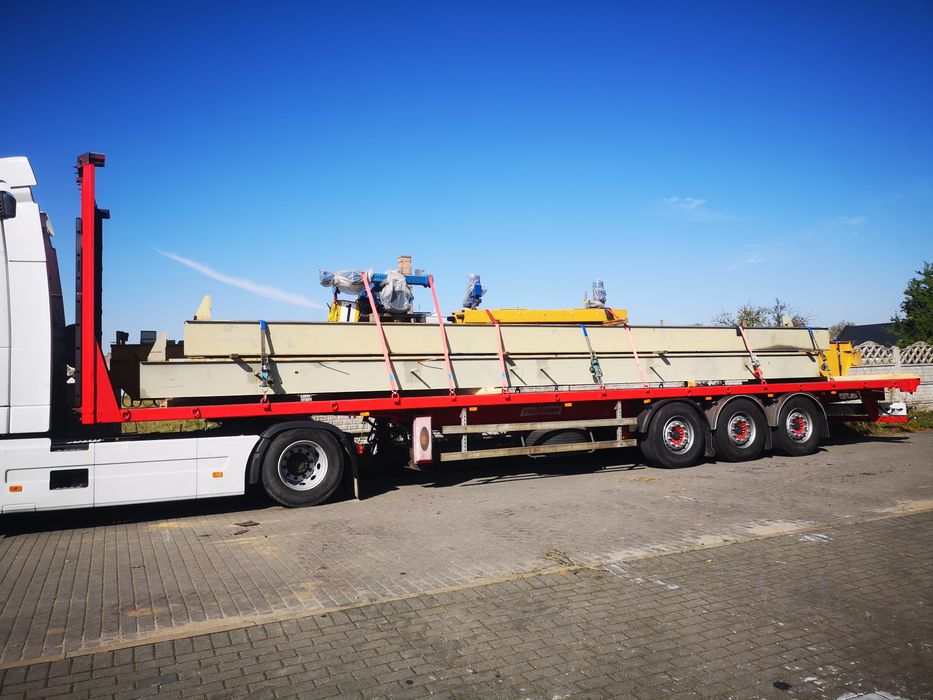 Transport maszyn i urządzeń platforma gabaryty