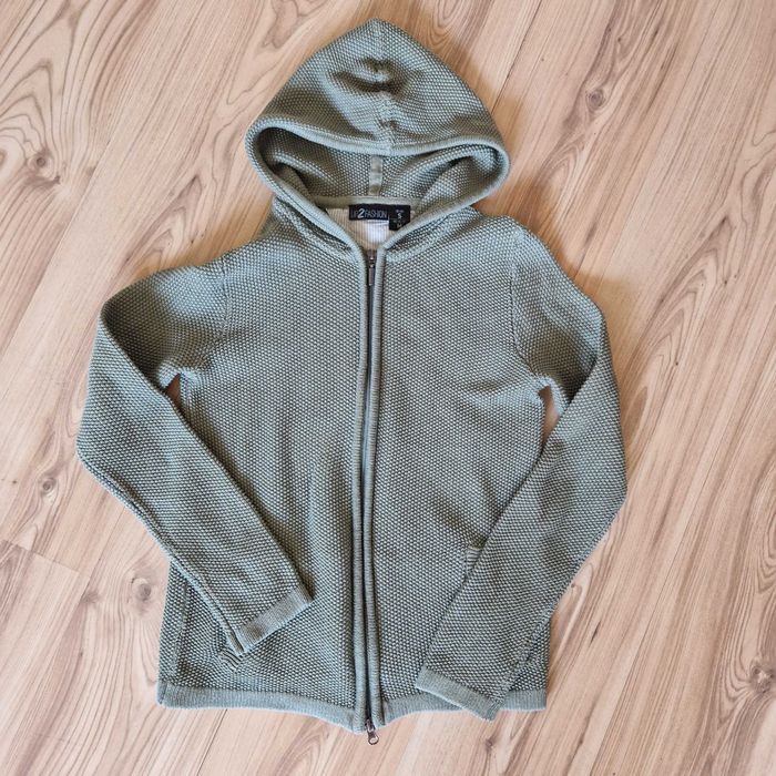 Zapinana bluza/ sweterek khaki