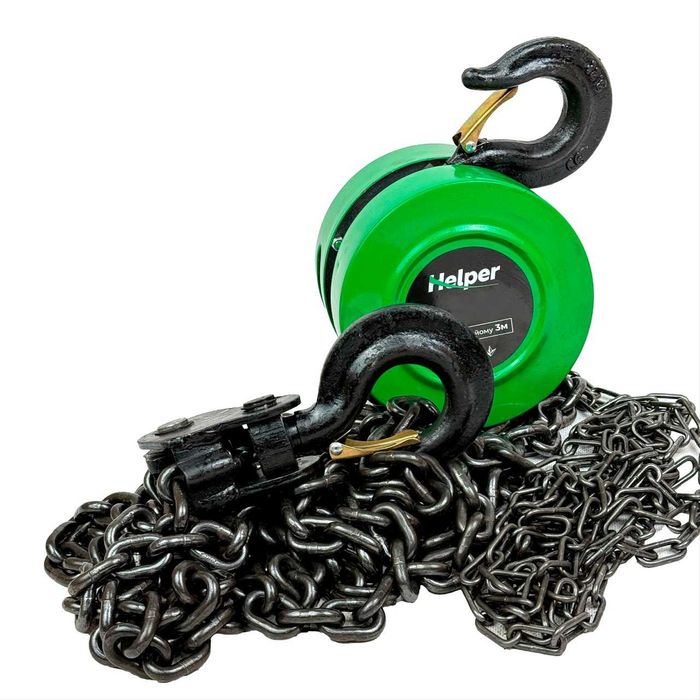 Таль ланцюгова 2т 3м Helper HP-1012 ручна лебідка ланцюг ручний