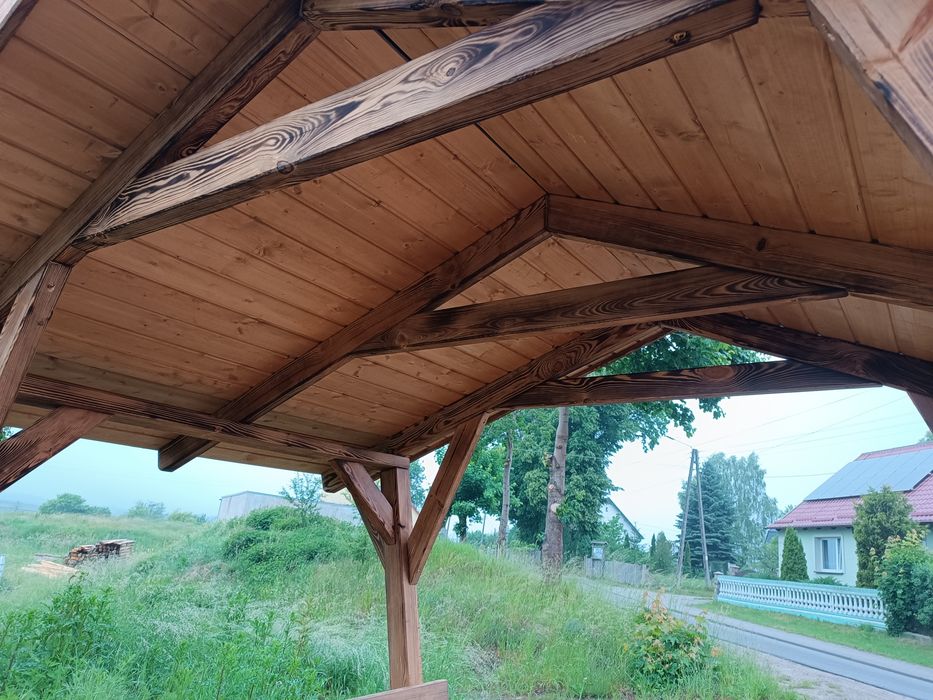 Meble ogrodowe z zadaszeniem/solidne/Ładne/z transportem
