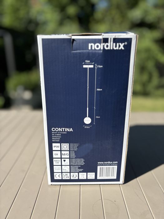 Elegancka lampa wiszaca - nordlux contina