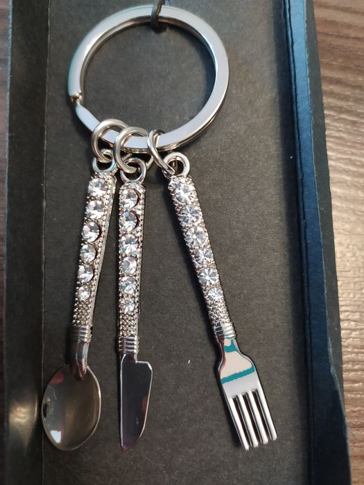 Breloczek do kluczy,sztućce