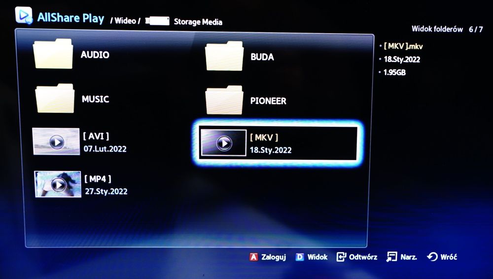 Kino domowe Blu-Ray 3D SAMSUNG HT-E5500 * DivX HD mkv avi MP3 WMA