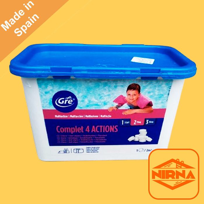 Хімія для басейна, 1кг. Хлор, мульти таблетки 20г. Химия для бассейна