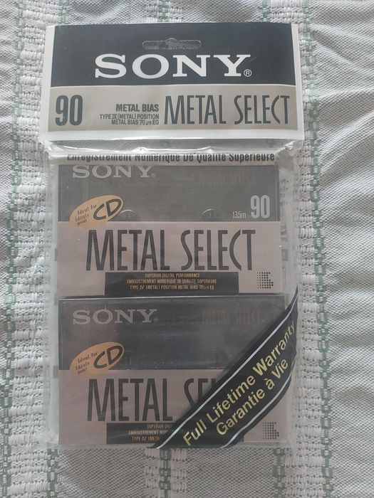 Kaseta Sony Metal Select 90