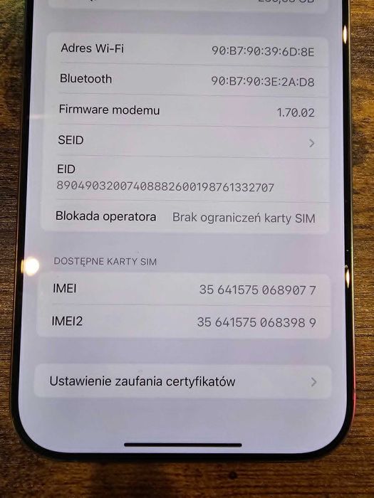 Iphone 16 Pro Max 256Gb Black Bat:92% Gwarancja/SklepGSM/Lwsk